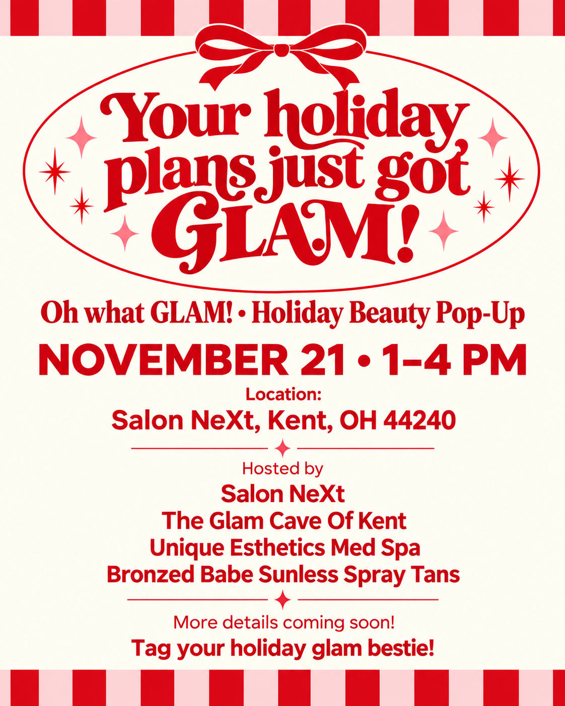 Salon NeXt- Pre Holiday Pop Up